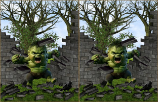 Kicsi Hulk mérges