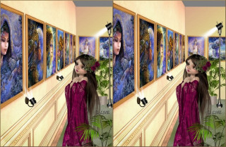 Látogatás Josephine Wall képgalériájában